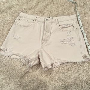 Free People, denim shorts